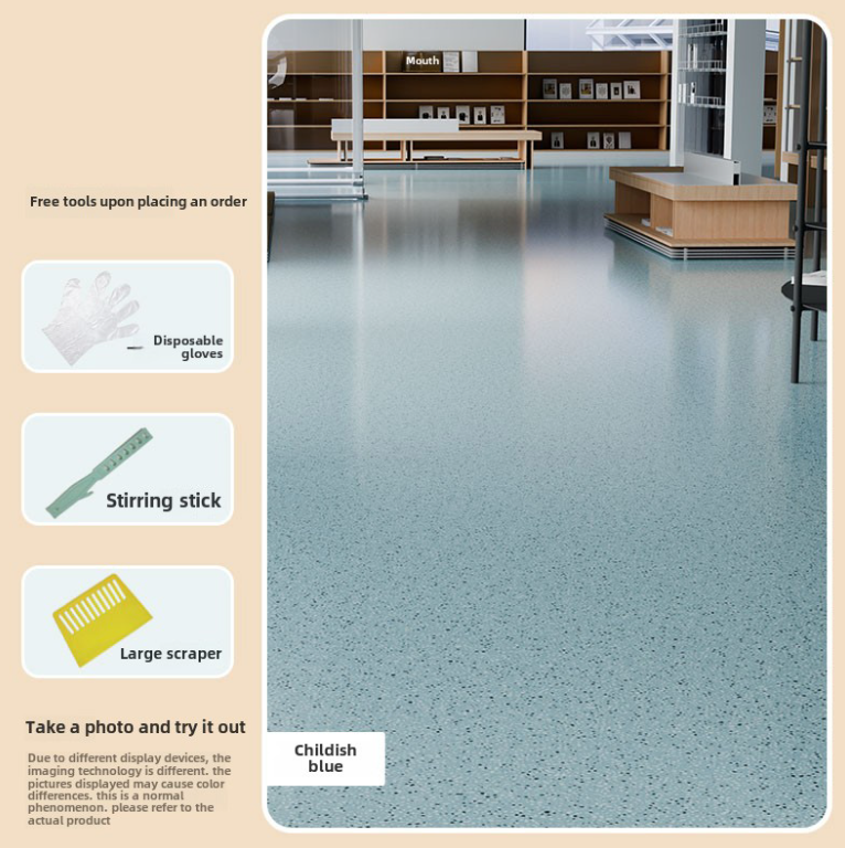 Bright color epoxy colored sand - multi-color and multi-specification floor decoration materials