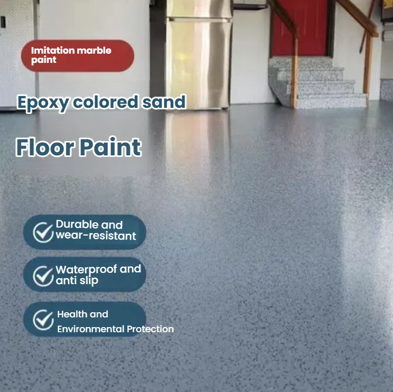 Bright color epoxy colored sand - multi-color and multi-specification floor decoration materials