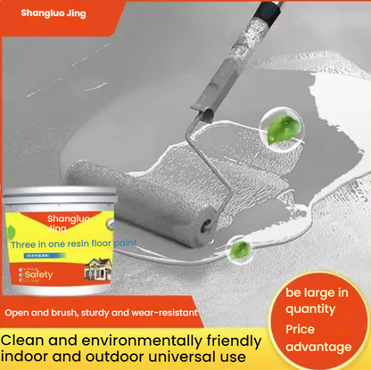 High-gloss floor paint