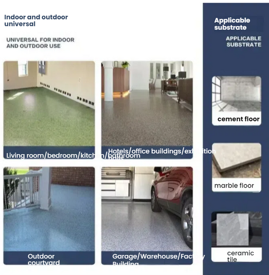 Bright color epoxy colored sand - multi-color and multi-specification floor decoration materials