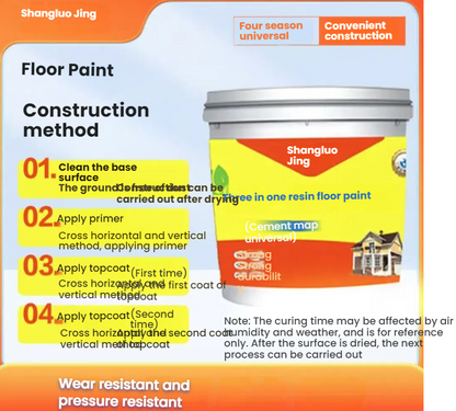 High-gloss floor paint